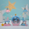 Unicorn night light resin decoration, star lamp, small table lamp, girlish cartoon creative home decoration gift details Picture